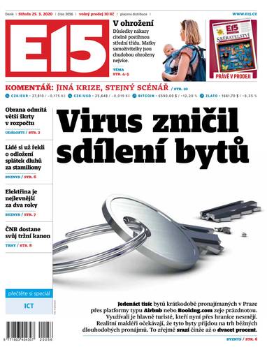 E-magazín e15 - 25.3.2020 - CZECH NEWS CENTER a. s.