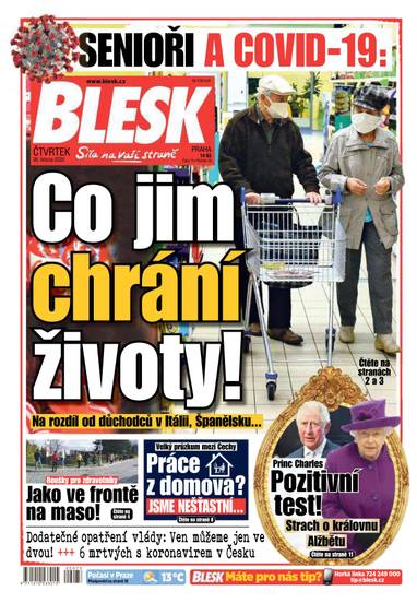 E-magazín BLESK - 26.3.2020 - CZECH NEWS CENTER a. s.