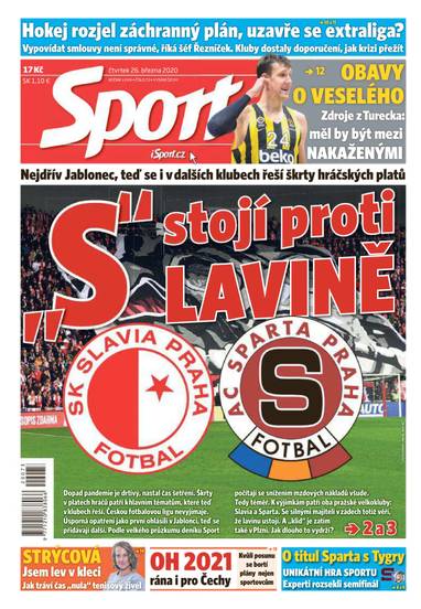 E-magazín Sport - 26.3.2020 - CZECH NEWS CENTER a. s.