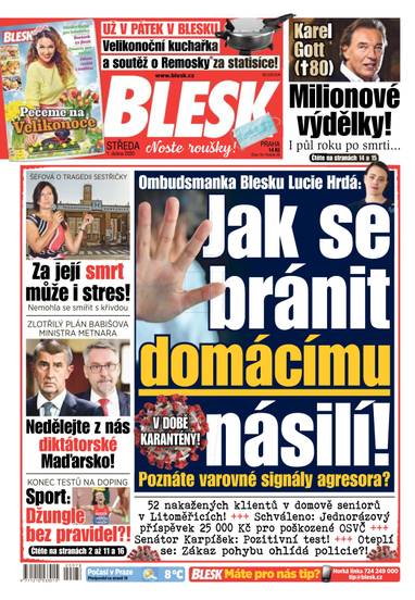 E-magazín BLESK - 1.4.2020 - CZECH NEWS CENTER a. s.