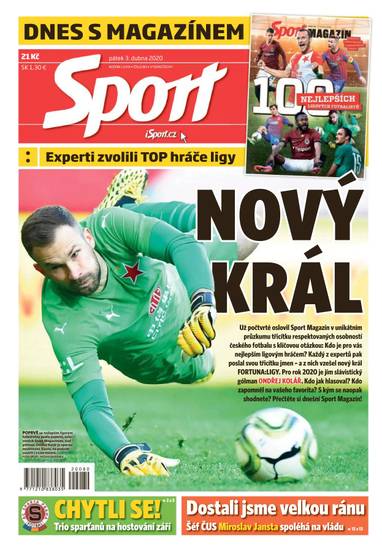 E-magazín Sport - 3.4.2020 - CZECH NEWS CENTER a. s.