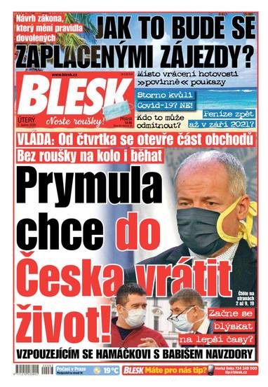 E-magazín BLESK - 7.4.2020 - CZECH NEWS CENTER a. s.