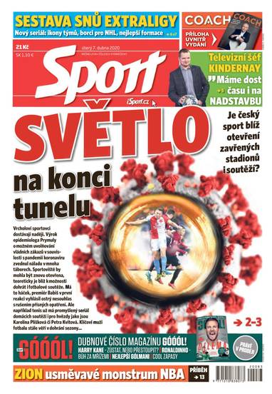 E-magazín Sport - 7.4.2020 - CZECH NEWS CENTER a. s.