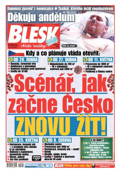 E-magazín BLESK - 15.4.2020 - CZECH NEWS CENTER a. s.