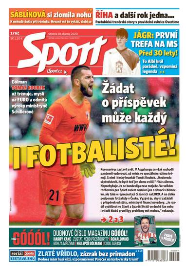 E-magazín Sport - 18.4.2020 - CZECH NEWS CENTER a. s.