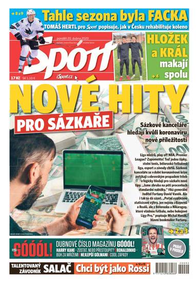 E-magazín Sport - 20.4.2020 - CZECH NEWS CENTER a. s.