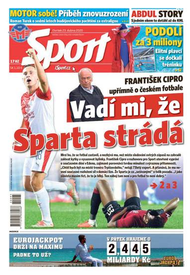 E-magazín Sport - 23.4.2020 - CZECH NEWS CENTER a. s.