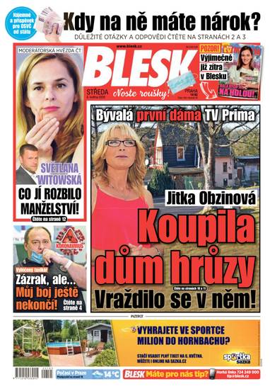 E-magazín BLESK - 6.5.2020 - CZECH NEWS CENTER a. s.