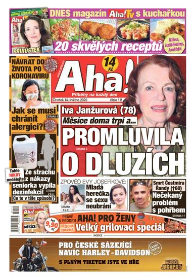 E-magazín Aha! - 14.5.2020 - CZECH NEWS CENTER a. s.