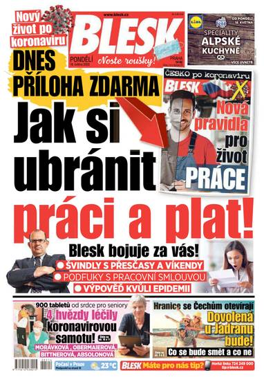 E-magazín BLESK - 18.5.2020 - CZECH NEWS CENTER a. s.