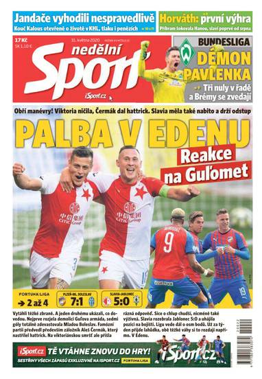 E-magazín nedělní Sport - 22/2020 - CZECH NEWS CENTER a. s.