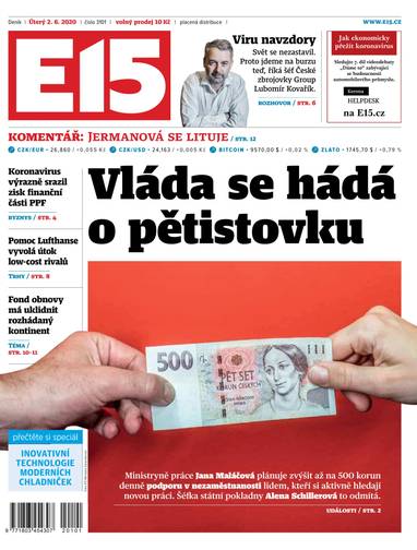 E-magazín e15 - 2.6.2020 - CZECH NEWS CENTER a. s.