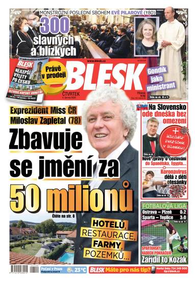 E-magazín BLESK - 4.6.2020 - CZECH NEWS CENTER a. s.