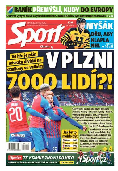 E-magazín Sport - 10.6.2020 - CZECH NEWS CENTER a. s.