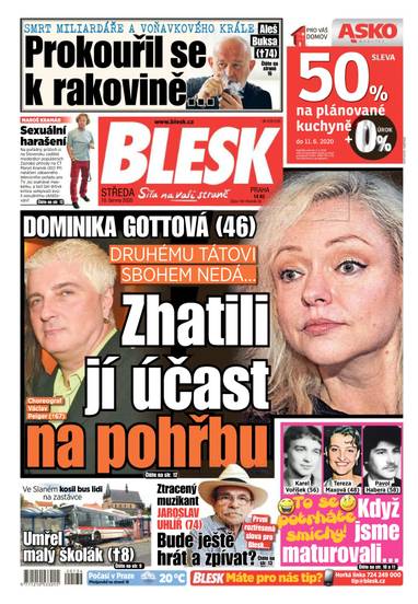 E-magazín BLESK - 10.6.2020 - CZECH NEWS CENTER a. s.