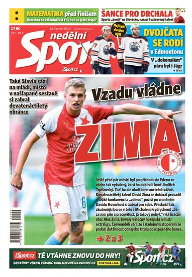 E-magazín nedělní Sport - 24/2020 - CZECH NEWS CENTER a. s.