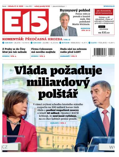 E-magazín e15 - 17.6.2020 - CZECH NEWS CENTER a. s.