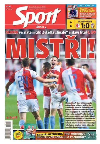 E-magazín Sport - 25.6.2020 - CZECH NEWS CENTER a. s.