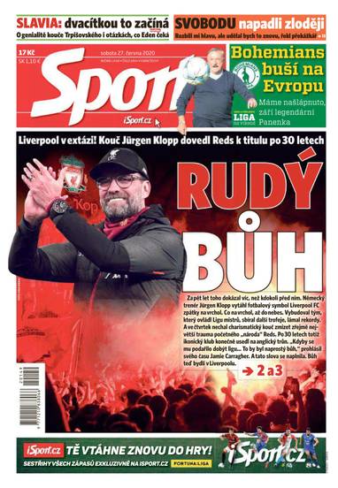 E-magazín Sport - 27.6.2020 - CZECH NEWS CENTER a. s.