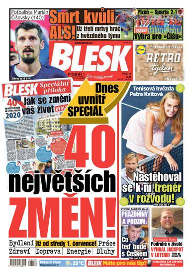 E-magazín BLESK - 29.6.2020 - CZECH NEWS CENTER a. s.