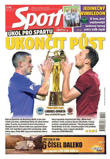 E-magazín Sport - 1.7.2020 - CZECH NEWS CENTER a. s.