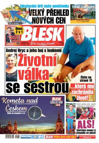 E-magazín BLESK - 11.7.2020 - CZECH NEWS CENTER a. s.