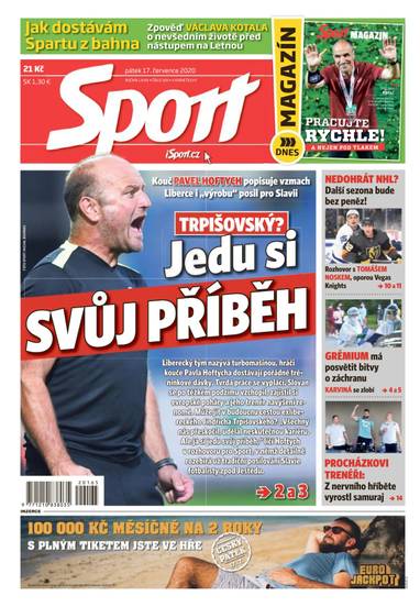 E-magazín Sport - 17.7.2020 - CZECH NEWS CENTER a. s.