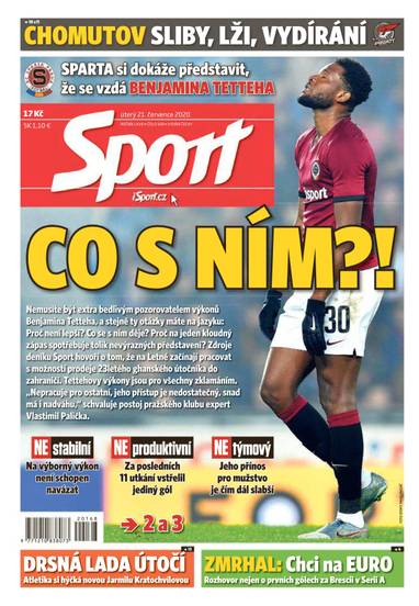 E-magazín Sport - 21.7.2020 - CZECH NEWS CENTER a. s.