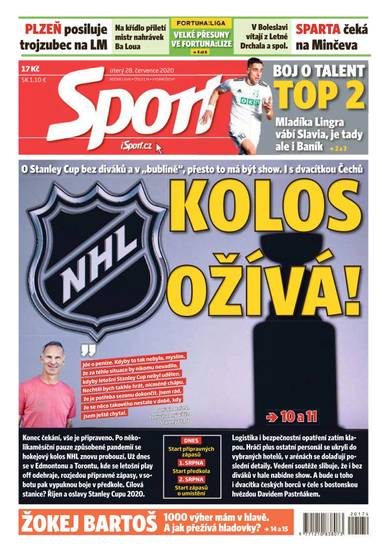 E-magazín Sport - 28.7.2020 - CZECH NEWS CENTER a. s.