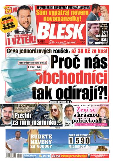 E-magazín BLESK - 31.7.2020 - CZECH NEWS CENTER a. s.