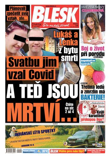 E-magazín BLESK - 13.8.2020 - CZECH NEWS CENTER a. s.