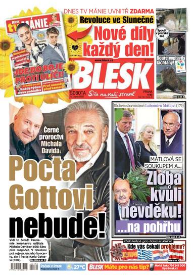 E-magazín BLESK - 15.8.2020 - CZECH NEWS CENTER a. s.