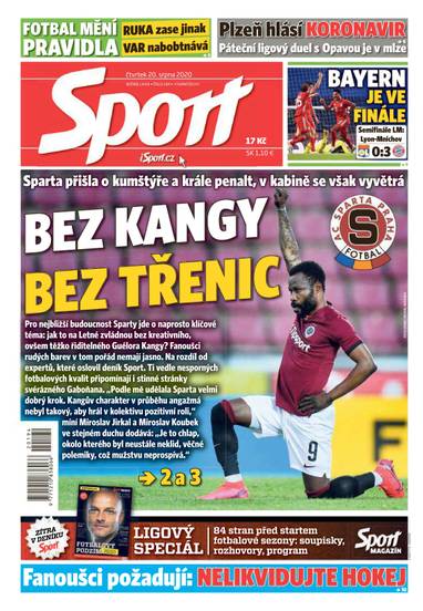 E-magazín Sport - 20.8.2020 - CZECH NEWS CENTER a. s.