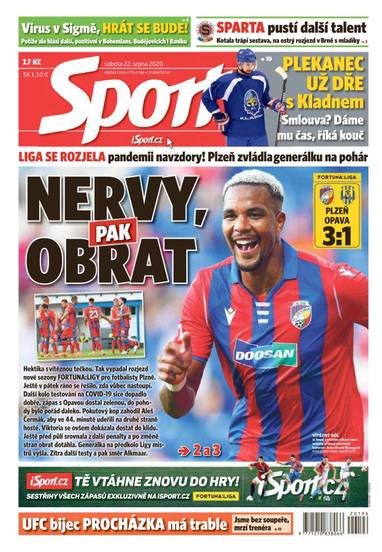 E-magazín Sport - 22.8.2020 - CZECH NEWS CENTER a. s.