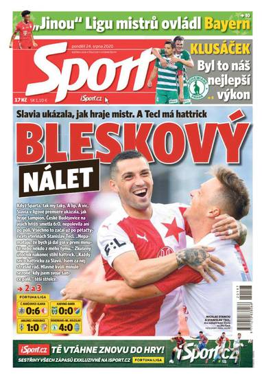 E-magazín Sport - 24.8.2020 - CZECH NEWS CENTER a. s.