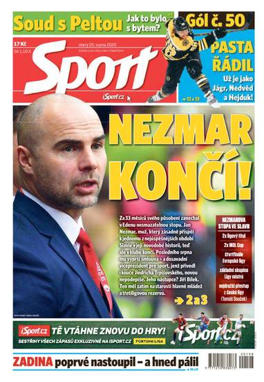 E-magazín Sport - 25.8.2020 - CZECH NEWS CENTER a. s.