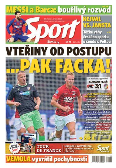 E-magazín Sport - 27.8.2020 - CZECH NEWS CENTER a. s.