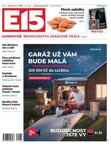 E-magazín e15 - 27.8.2020 - CZECH NEWS CENTER a. s.