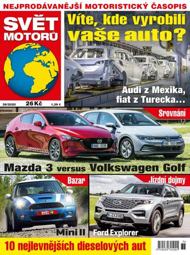 E-magazín SVĚT MOTORŮ - 36/2020 - CZECH NEWS CENTER a. s.