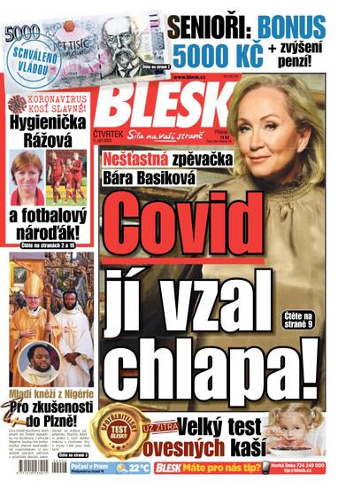 E-magazín BLESK - 3.9.2020 - CZECH NEWS CENTER a. s.