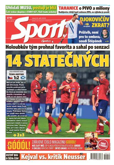 E-magazín Sport - 8.9.2020 - CZECH NEWS CENTER a. s.