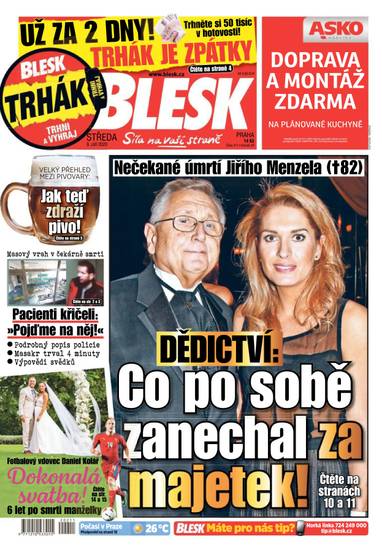 E-magazín BLESK - 9.9.2020 - CZECH NEWS CENTER a. s.