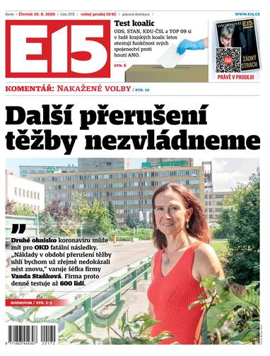 E-magazín e15 - 10.9.2020 - CZECH NEWS CENTER a. s.