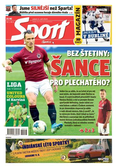 E-magazín Sport - 11.9.2020 - CZECH NEWS CENTER a. s.