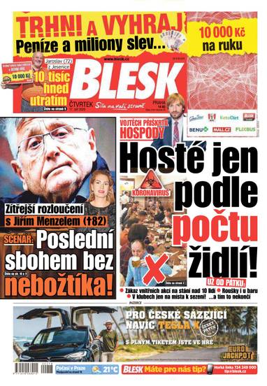 E-magazín BLESK - 17.9.2020 - CZECH NEWS CENTER a. s.