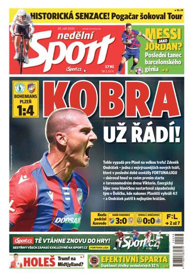 E-magazín nedělní Sport - 38/2020 - CZECH NEWS CENTER a. s.