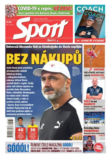 E-magazín Sport - 6.10.2020 - CZECH NEWS CENTER a. s.