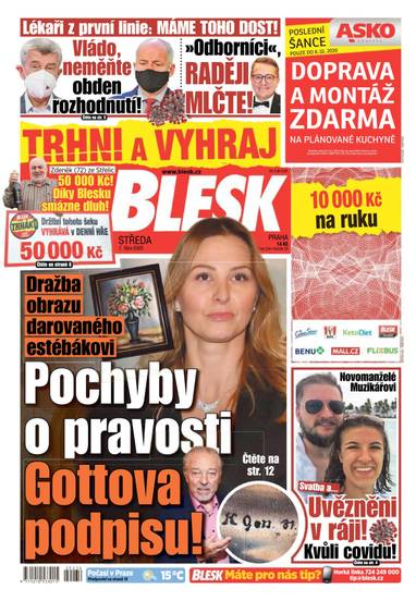 E-magazín BLESK - 7.10.2020 - CZECH NEWS CENTER a. s.