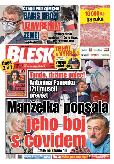 E-magazín BLESK - 10.10.2020 - CZECH NEWS CENTER a. s.