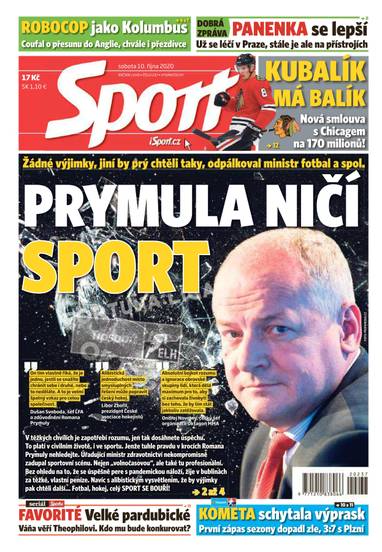 E-magazín Sport - 10.10.2020 - CZECH NEWS CENTER a. s.